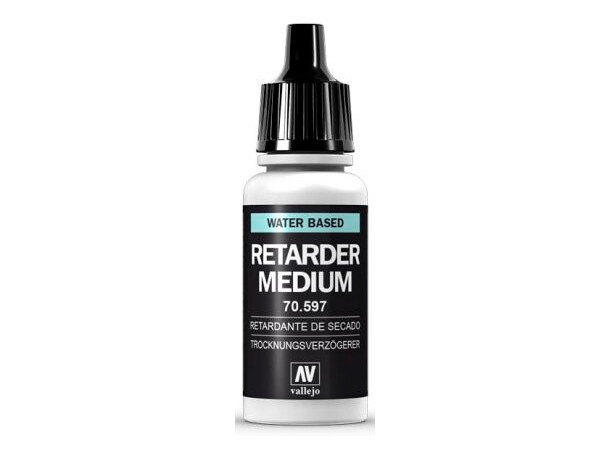 Vallejo Medium Drying Retarder 17 ml Til vandbaserede malinger/akrylmalinger 