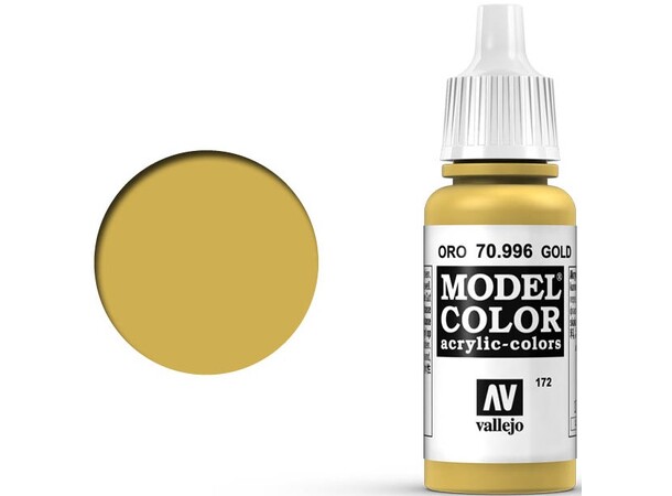 Vallejo Model Color Gold 17 ml Svarer til 4671AP | X-12 | X-31 