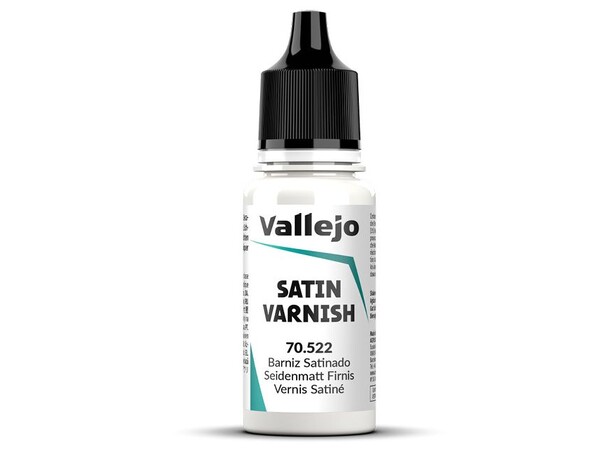 Vallejo Satin Acrylic Varnish Svarer til Tamiya X-35 Semi Gloss Clear 