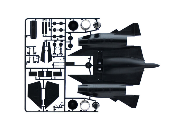 Lockheed SR-71 Blackbird med drone Italeri 1:72 byggesæt 