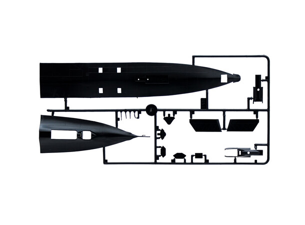 Lockheed SR-71 Blackbird med drone Italeri 1:72 byggesæt 