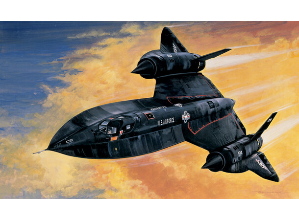 Lockheed SR-71 Blackbird med drone Italeri 1:72 byggesæt 