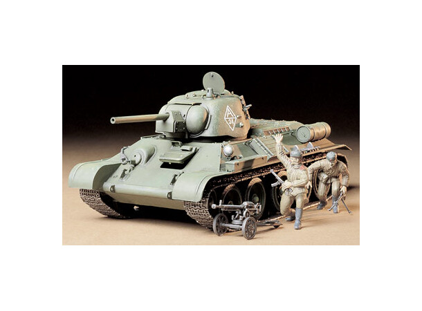 T34/76 Russian T34/76 Tank ChTZ Version Tamiya 1:35 byggesæt 