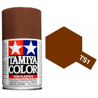 Tamiya Airspray TS-1 Rødbrun Tamiya 85001 - 100 ml