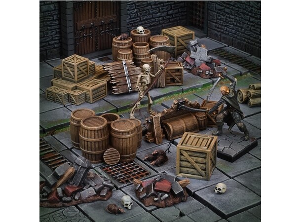 Terrain Crate Dungeon Debris Mantic Games - 24 dele 