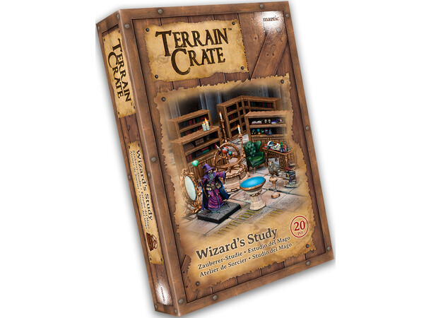 Terrain Crate Wizards Study Fra Mantic Games - 20 dele 