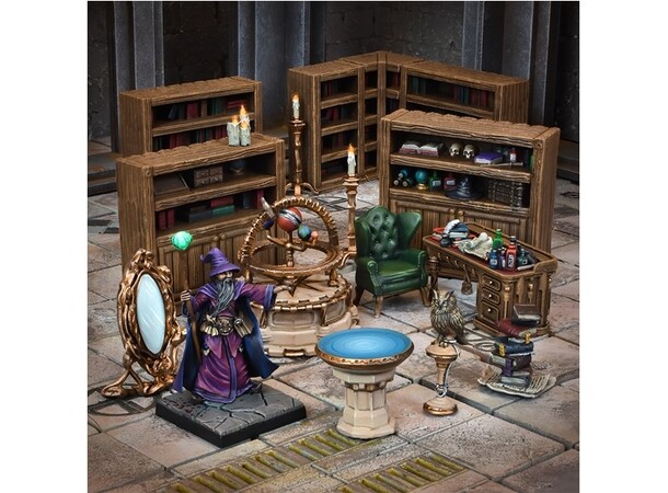 Terrain Crate Wizards Study Fra Mantic Games - 20 dele 