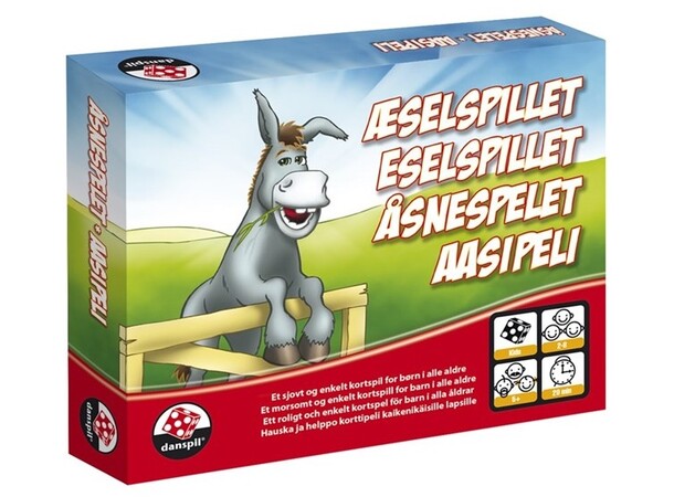 Æselspillet Kortspil Dansk udgave 