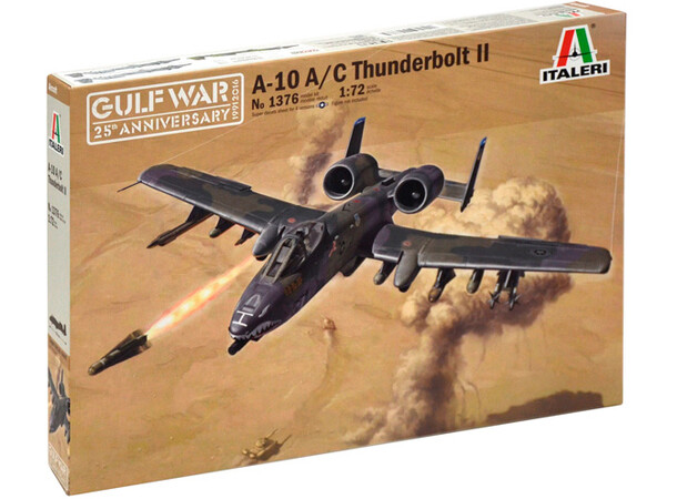 A-10 A/C Thunderbolt II Golfkrigen Italeri 1:72 byggesæt 