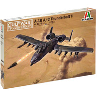 A-10 A/C Thunderbolt II Golfkrigen Italeri 1:72 byggesæt