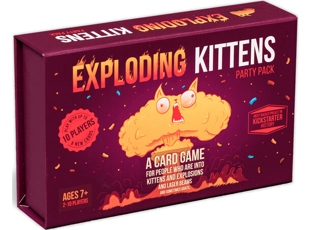 Exploding Kittens Party Pack Kortspil Op til 10 spillere 