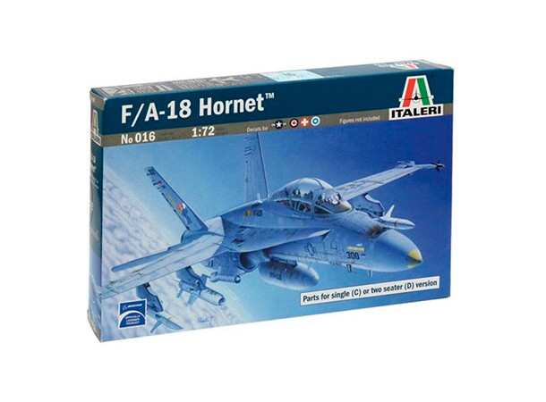 F/A 18 HORNET Italeri 1:72 byggesæt 