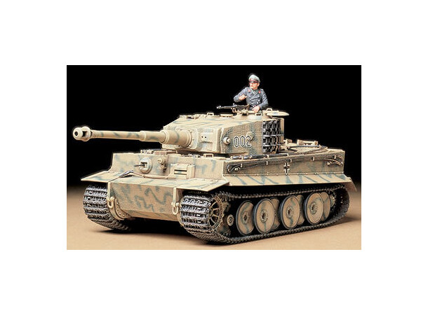 German Tiger I Mid Production Tamiya 1:35 byggesæt 