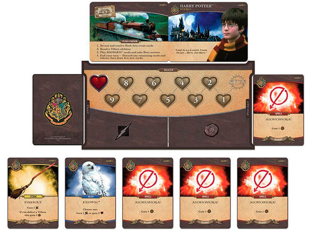 Harry Potter Hogwarts Battle Brætspil Deck-Building-spil 