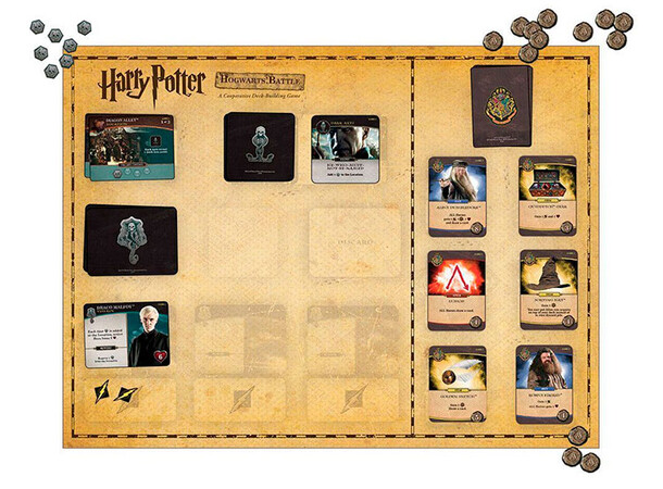 Harry Potter Hogwarts Battle Brætspil Deck-Building-spil 