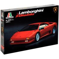 Lamborghini Diablo Italeri 1:24 byggesæt