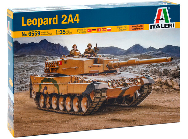 Leopard 2A4 Italeri 1:35 byggesæt 