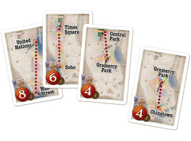 Ticket To Ride New York Brætspil Dansk udgave 