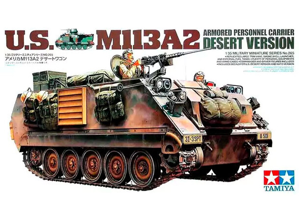 US M113A2 pansret mandskabsvogn Tamiya 1:35 byggesæt 