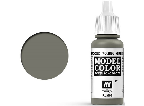 Vallejo Model Color Green Gray 17 ml Svarer til 4729AP 