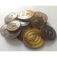 Viticulture Metal Lira Coins – 72 stk 