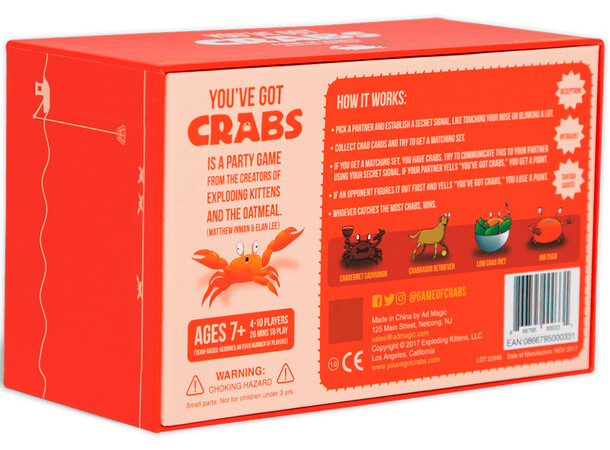 Youve Got Crabs Core Deck Kortspil 