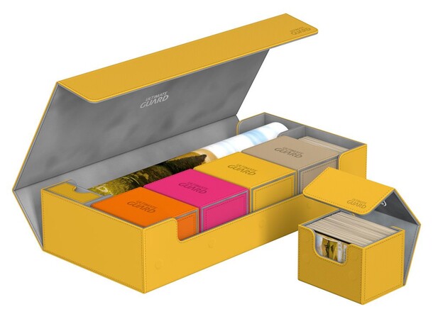 Superhive Xenoskin 550+ Amber Ultimate Guard - Til 550 kort 