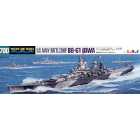 US Navy slagskib BB-61 Iowa Tamiya 1:700 Byggesæt
