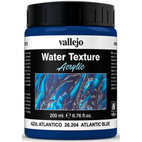 Vallejo Water Texture Atlantic Blu 200ml Water Texture Acrylic