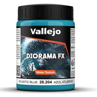 Vallejo Water Texture Atlantic Blu 200ml Water Texture Acrylic