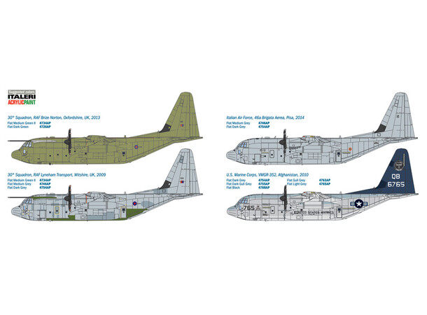 C-130J C5 Hercules Italeri 1:48 Byggesæt 