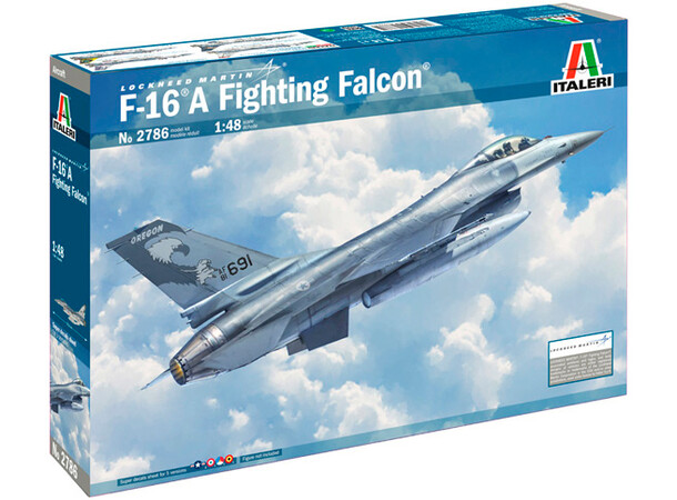 F-16 A Fighting Falcon 31,5 cm Italeri 1:48 Byggesæt 