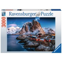 Hamnøy Lofoten 3000 brikker Puslespil Ravensburger puslespil