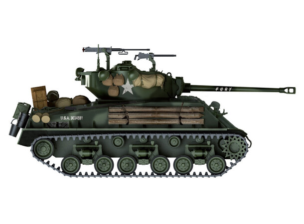 M4A3E8 Sherman Fury Italeri 1:35 byggesæt 