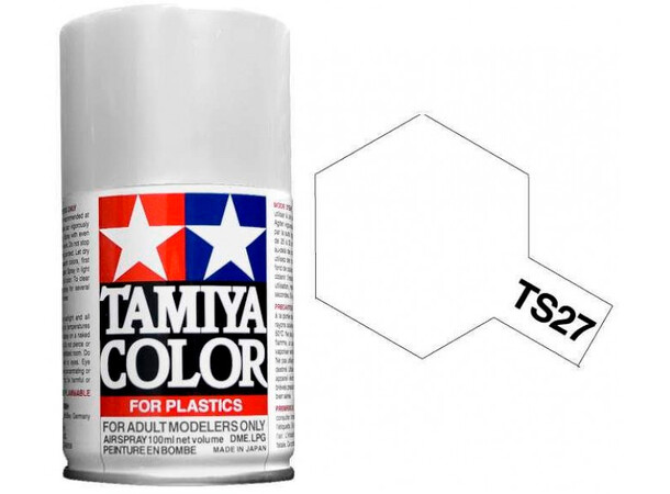 Tamiya Airspray TS-27 Matt White Tamiya 85027 - 100 ml 