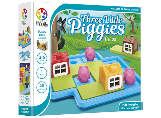 Three Little Piggies tankespil Nomineret til "Årets børnespil 2018" 
