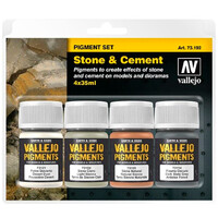 Vallejo Pigment Set Stone & Cement 