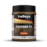 Vallejo Texture European Mud 200 ml Thick Mud Texture Acrylic