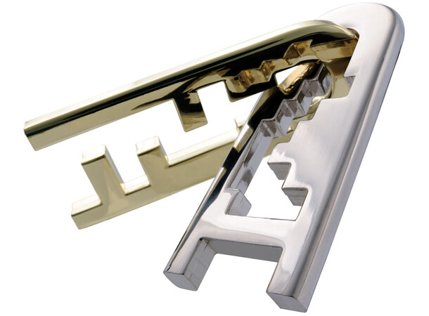 Cast Puzzle 4/6 Keyhole tankespil Sværhedsgrad 4/6 