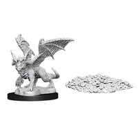 D&D Figur Nolzur Blue Dragon Wyrmling Nolzurs fantastiske miniatyrer - Umalt