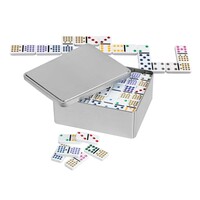 Domino Dobble 15 metalæske 136 brikker 