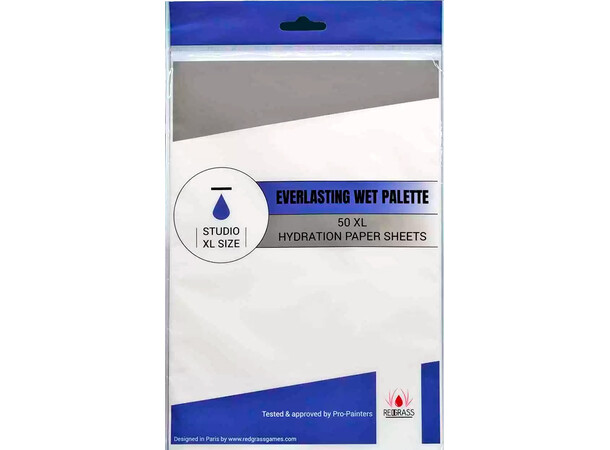 Hydration Paper Sheets StudioXL 20x30 cm 50 stk Redgrass Wet Palette Studio XL 