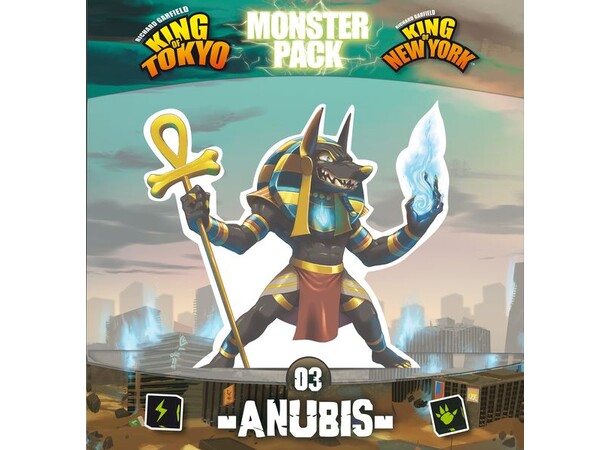 King of Tokyo Monster Pack Anubis Exp Ekspansion til King of Tokyo 