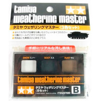 Tamiya Weathering Master B-sæt Sne, sod, rust