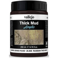 Vallejo Texture Russian Mud 200 ml Thick Mud Texture Acrylic