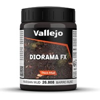 Vallejo Texture Russian Mud 200 ml Thick Mud Texture Acrylic
