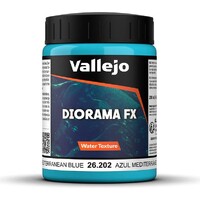 Vallejo Water Mediterranean Blue 200 ml Water Texture Acrylic