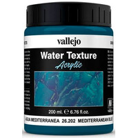 Vallejo Water Mediterranean Blue 200 ml Water Texture Acrylic