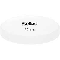 Akrylbaser, runde, 20 mm (15 stk.) 