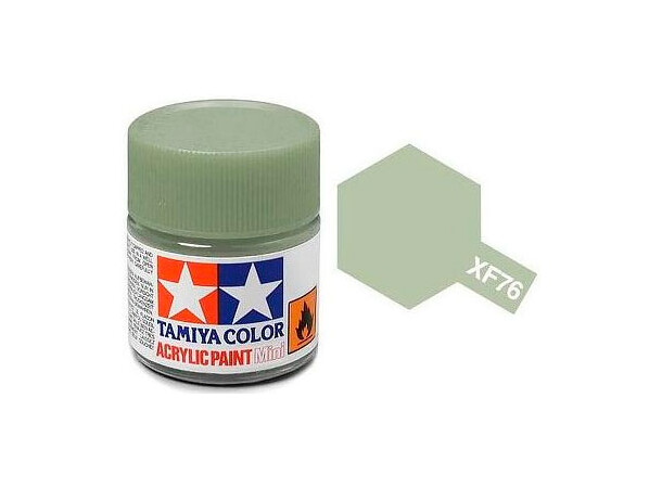 Akrylmaling MINI XF-76 Grågrøn Tamiya 81776 - 10 ml 